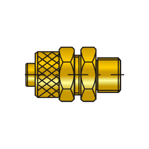 Koncovka pro tlakový vzduch, se závitem